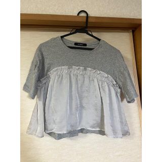 ダブルクローゼット(w closet)のw closet フリル半袖Ꭲシャツ(Tシャツ(半袖/袖なし))