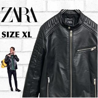 ZARA - 《値下げ》ZARAスタッズライダースジャケットの通販 by 