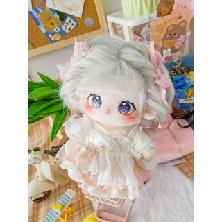 泣き虫 かわいい 20cm ぬいぐるみ 無属性 着せ替え人形ドール 内気な女の子