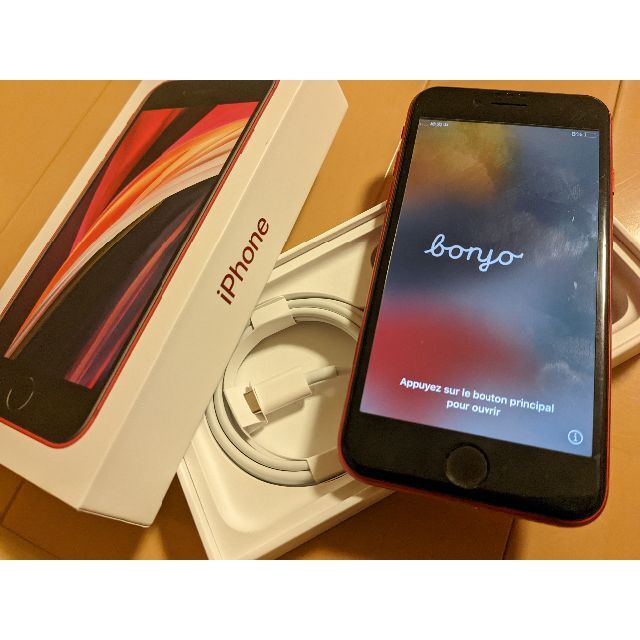 スマートフォン本体iPhoneSE第2世代product red 64GB 海外購入品