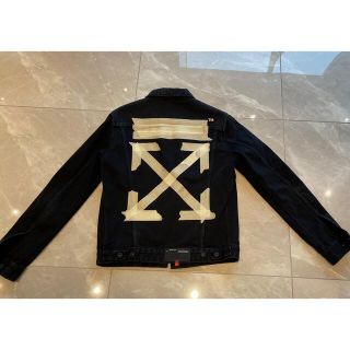 オフホワイト(OFF-WHITE)のOFF-WHITE デニムジャケットMサイズ★美品(Gジャン/デニムジャケット)