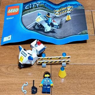 レゴ(Lego)のレゴ★シティ エリート警官ミニフィグ＆ポリス白バイ 美品 人気 超激レア(その他)