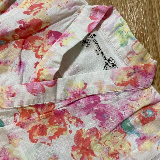 GLOBAL WORK(グローバルワーク)の浴衣　120 キッズ/ベビー/マタニティのキッズ服女の子用(90cm~)(甚平/浴衣)の商品写真