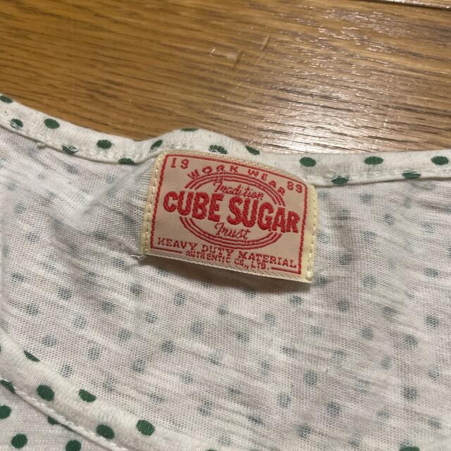 CUBE SUGAR(キューブシュガー)のキューブシュガー ロンT ドット レディースのトップス(Tシャツ(長袖/七分))の商品写真