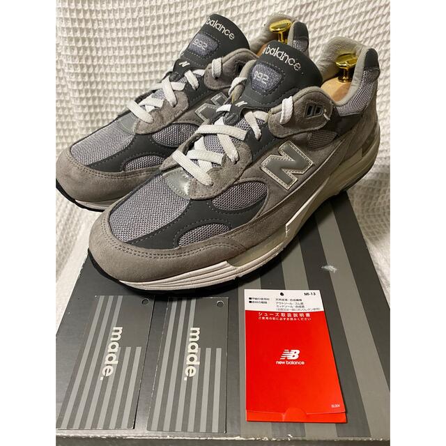 New Balance(ニューバランス)の【希少サイズ】new balance ニューバランス M992GR  27.5㎝ メンズの靴/シューズ(スニーカー)の商品写真