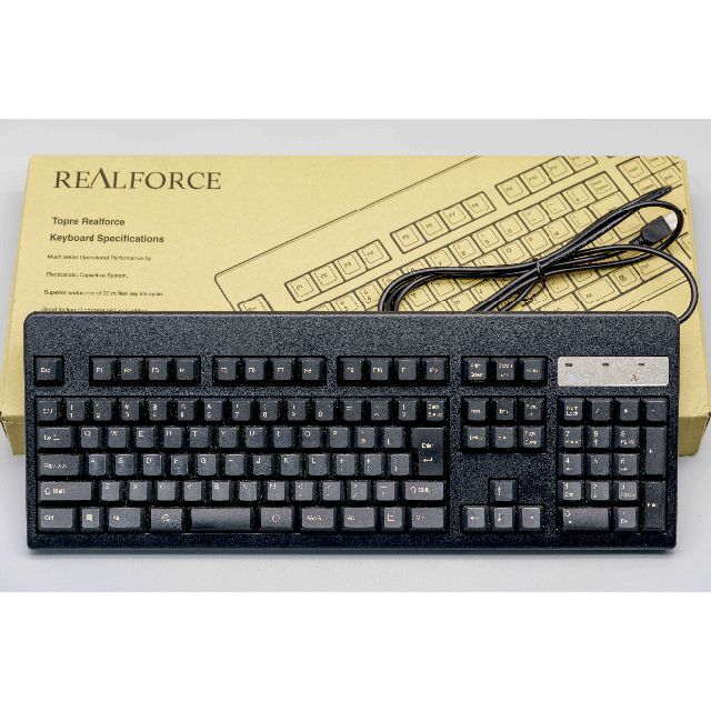 Topre REAL FORCE 108UBK 日本語配列かな無し キーボード スマホ/家電/カメラのPC/タブレット(その他)の商品写真