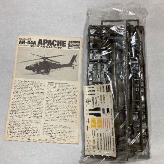 【最終値下】AH-64 アパッチ ハセガワ プラモデル（箱なし）(プラモデル)