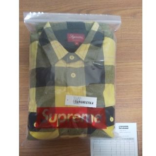 シュプリーム(Supreme)のSupreme Quilted Flannel Shirt  M Yellow(シャツ)