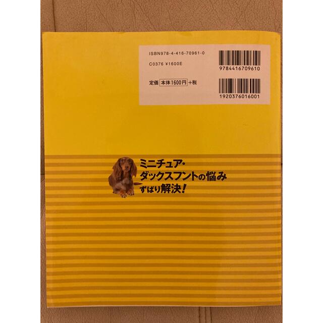 ミニチュアダックスフントの悩み　ずばり解決! エンタメ/ホビーの本(住まい/暮らし/子育て)の商品写真