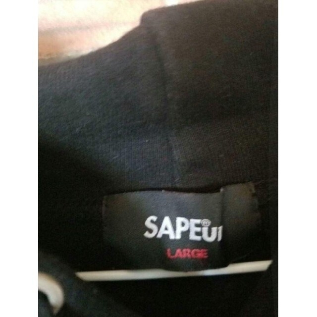 sapeur 　サプール　ペイズリー　パーカー　ブラック　Lサイズ メンズのトップス(パーカー)の商品写真