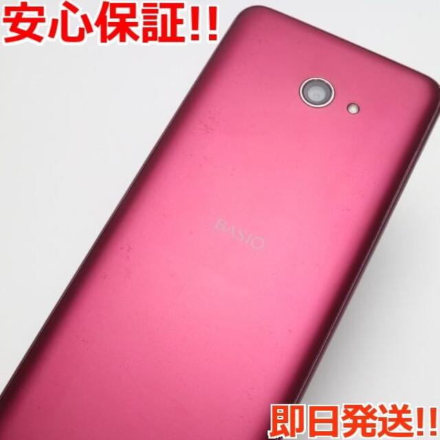 超美品 BASIO4 ワインレッド スマホ 白ロム SIMロック解除済み www ...