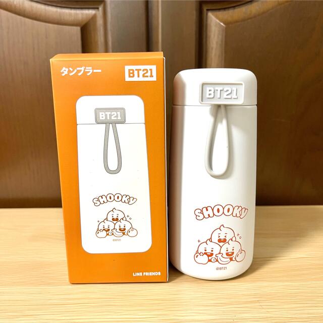 BT21(ビーティーイシビル)の【BT21】ステンレス製携帯用まほうびん270ml（SHOOKY） インテリア/住まい/日用品のキッチン/食器(タンブラー)の商品写真