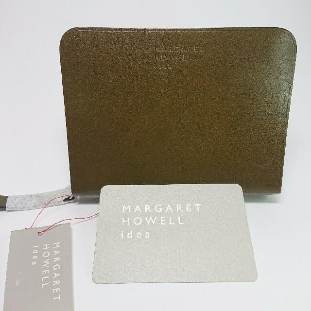 【新品タグ付き】マーガレットハウエルアイデア 二つ折り財布ベンジャミン カーキ | フリマアプリ ラクマ