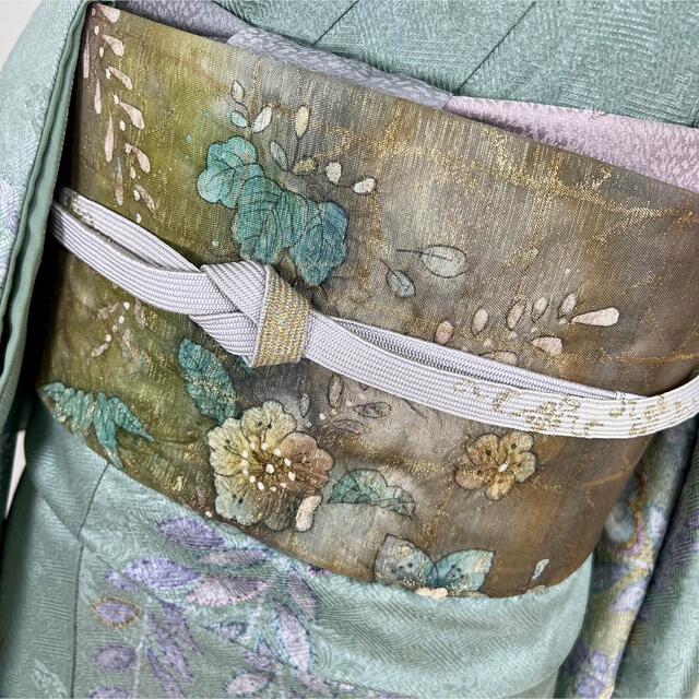 リアル 美品【辻ヶ花 】金通し 絞り染め 袋帯 正絹 s680 着物 - www