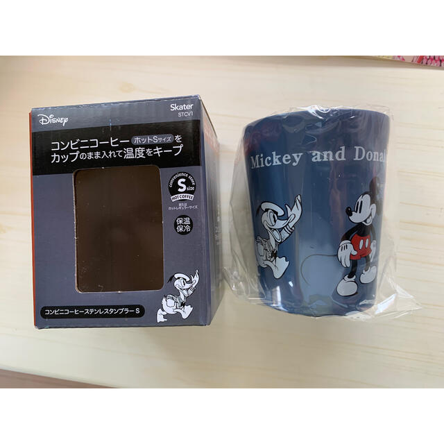 Disney  コンビニコーヒー　ステンレス　タンブラー　S インテリア/住まい/日用品のキッチン/食器(タンブラー)の商品写真