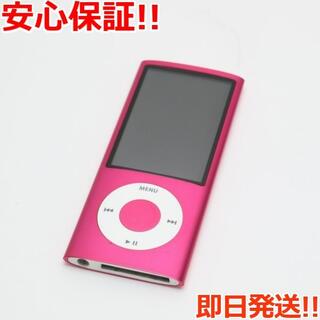 アイポッド(iPod)の超美品 iPOD nano 第5世代 8GB ピンク (ポータブルプレーヤー)
