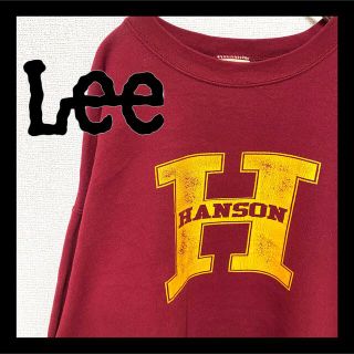 リー(Lee)のLee リー　スウェット　古着　赤　レッド(スウェット)