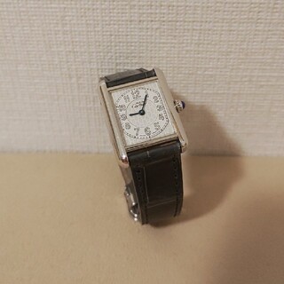 カルティエ(Cartier)のカルティエ マストタンク クォーツ アラビア数字 レディース(腕時計)