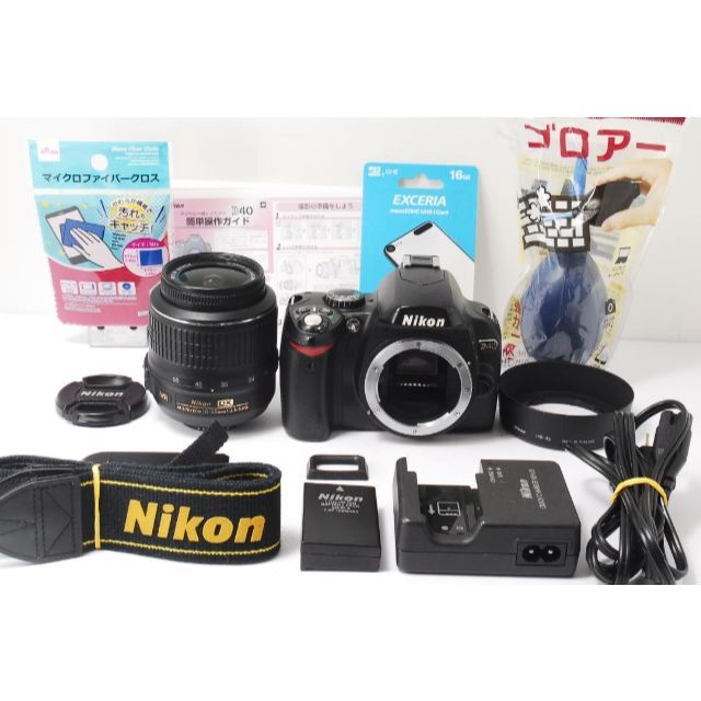 大人気新作 ❤️小さい軽い簡単綺麗❤Nikon Ｄ40x❤届いてすぐ使える❤️初心者お勧め❤