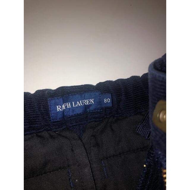 Ralph Lauren(ラルフローレン)のキッズ コーデュロイ ハーフパンツ ショートパンツ ラルフローレン(サイズ80) キッズ/ベビー/マタニティのベビー服(~85cm)(パンツ)の商品写真