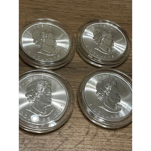 メイプルリーフ銀貨　6枚セット