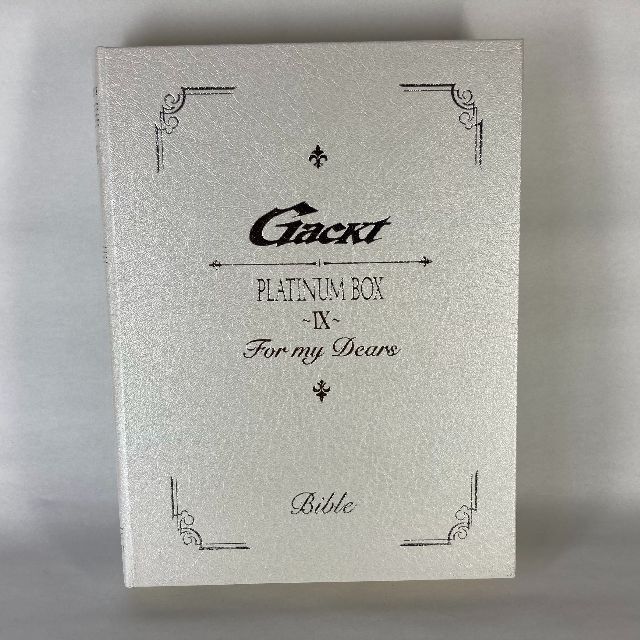 Gackt platinam BOX Ⅸ ファンクラブ限定品完全未開封ガクトプラチナム