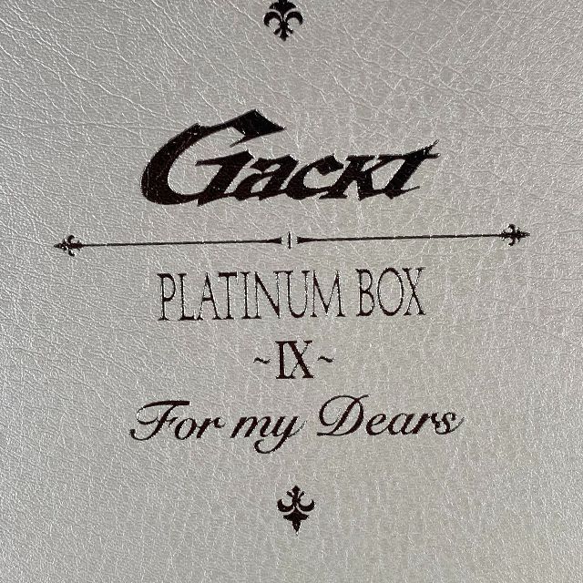 GACKT PLATINUM BOX IX