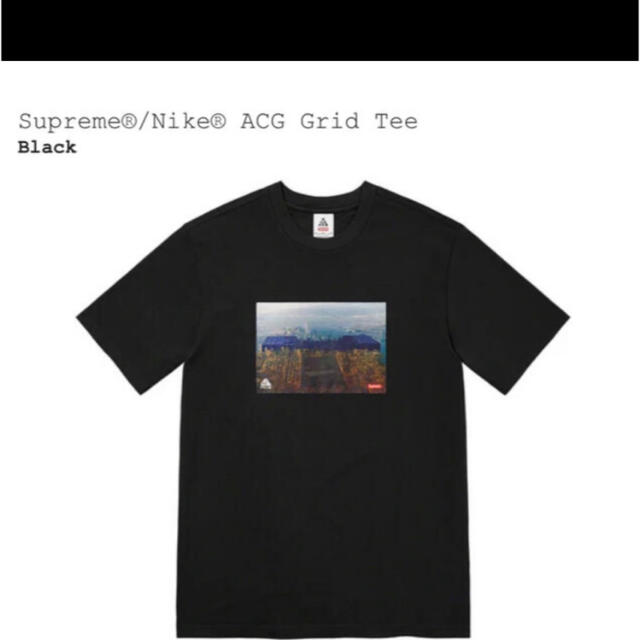 Supreme nike ACG Grid TeeXL ブラック