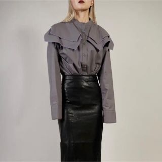 ビューティアンドユースユナイテッドアローズ(BEAUTY&YOUTH UNITED ARROWS)の専用　ヘルクHELK デザイン襟ブラウス(シャツ/ブラウス(長袖/七分))