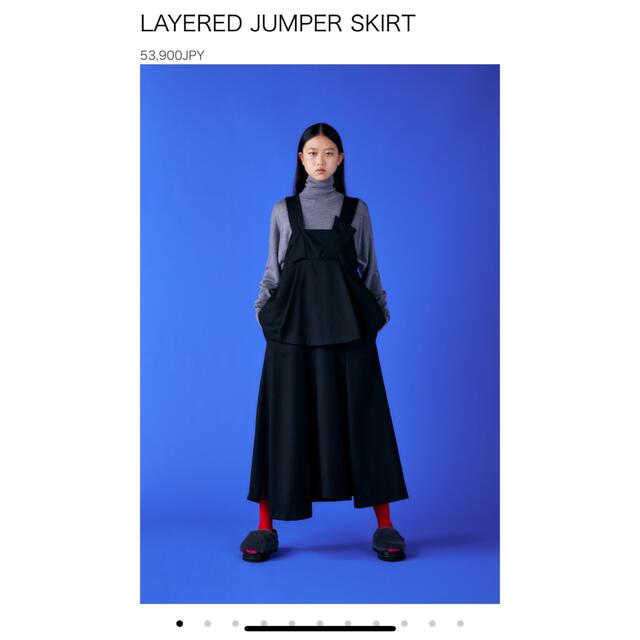 enfold  新作　JUMPER SKIRT ジャンパースカート　ワンピースレディース