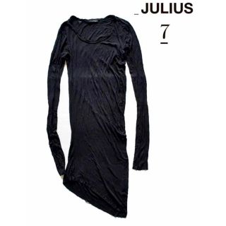 ユリウス(JULIUS)の【名作 入手困難】JULIUS 2013-14 crack期 変形カットソー(Tシャツ/カットソー(七分/長袖))