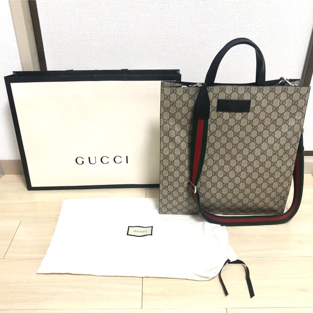 Gucci(グッチ)の本日11.2限定価格 GUCCI グッチ GGスプリーム 2WAY トートバッグ メンズのバッグ(トートバッグ)の商品写真