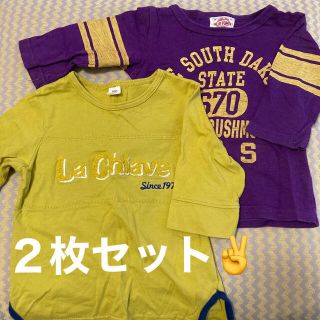 キムラタン(キムラタン)の半端袖Tシャツ２枚セット(Tシャツ/カットソー)