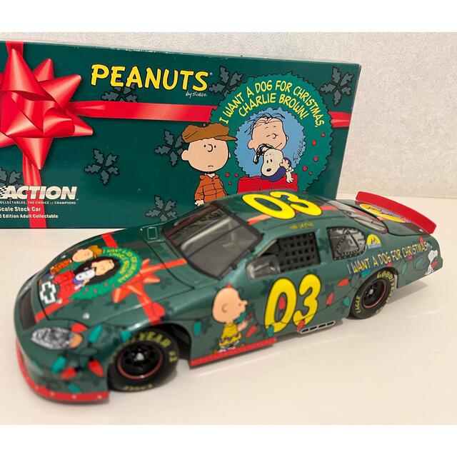 NASCAR PEANUTS スヌーピー クリスマス ミニカー モンテカルロ