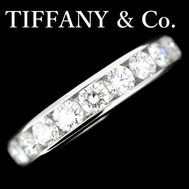 Tiffany & Co.(ティファニー)のティファニー ハーフサークル ダイヤ Pt950 9P 4.0mm レディースのアクセサリー(リング(指輪))の商品写真