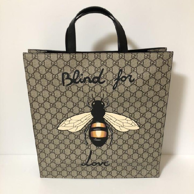 ついに入荷GUCCI 蜂 BEE GGスプリーム ショルダー付き 2way トート