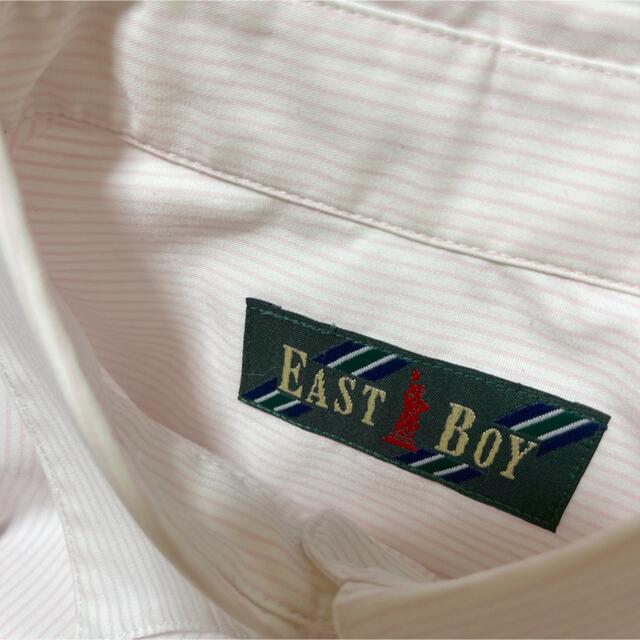 EASTBOY(イーストボーイ)のEASTBOY イーストボーイ シャツ ストライプ ガールズ 7 S レディースのトップス(シャツ/ブラウス(長袖/七分))の商品写真