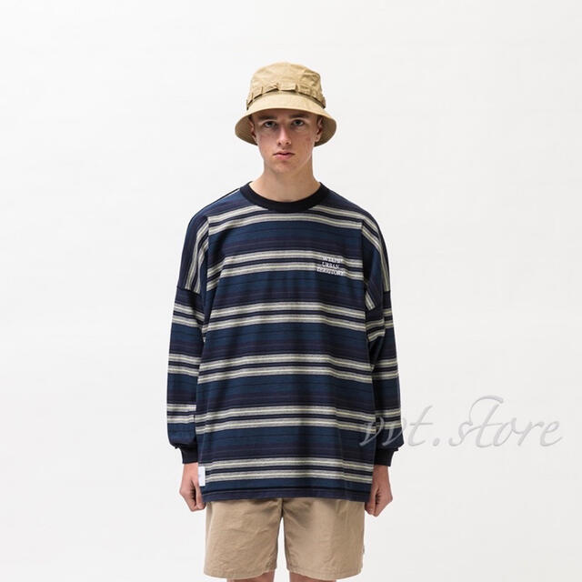 W)taps(ダブルタップス)の22ss  WTAPS JAM 02 /LS /COTTON NAVY メンズのトップス(Tシャツ/カットソー(七分/長袖))の商品写真