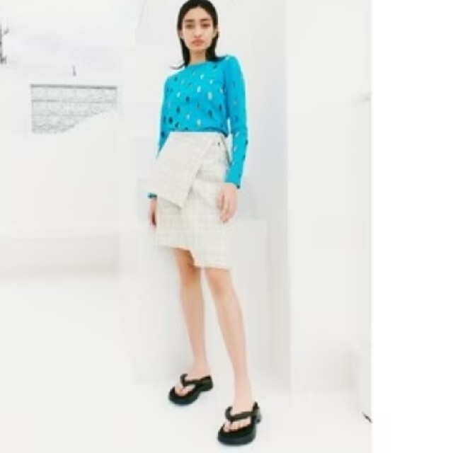 LE CIEL BLEU(ルシェルブルー)のmichelle_m様専ルシェルブルー★Big Eyelet Knit Tops レディースのトップス(カットソー(半袖/袖なし))の商品写真