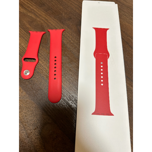 Apple Watch(アップルウォッチ)のApple Watch Serie 7 スポーツバンド レッド 45mm 純正 メンズの時計(その他)の商品写真