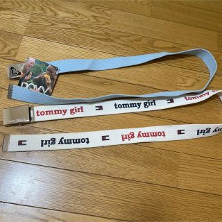 トミーガール(tommy girl)のガチャベルト 2点 タグ付ROXY  + tommy girl(ベルト)