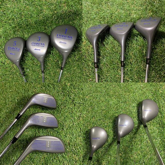 MIZUNO - 【初心者向け】EVANOVA レディース ゴルフセットの通販 MIZUNO - 【初心者向け】EVANOVA レディース ゴルフセットの通販