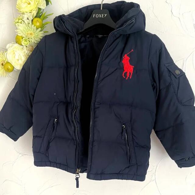 POLO RALPH LAUREN(ポロラルフローレン)の売約済みご確認用　ラルフローレン キッズ ダウン 120 6 ネイビー キッズ/ベビー/マタニティのキッズ服男の子用(90cm~)(ジャケット/上着)の商品写真