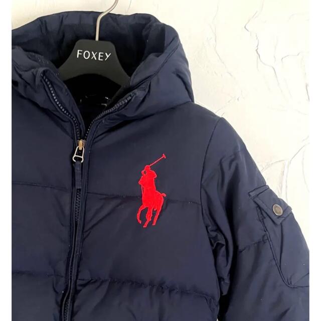 POLO RALPH LAUREN(ポロラルフローレン)の売約済みご確認用　ラルフローレン キッズ ダウン 120 6 ネイビー キッズ/ベビー/マタニティのキッズ服男の子用(90cm~)(ジャケット/上着)の商品写真