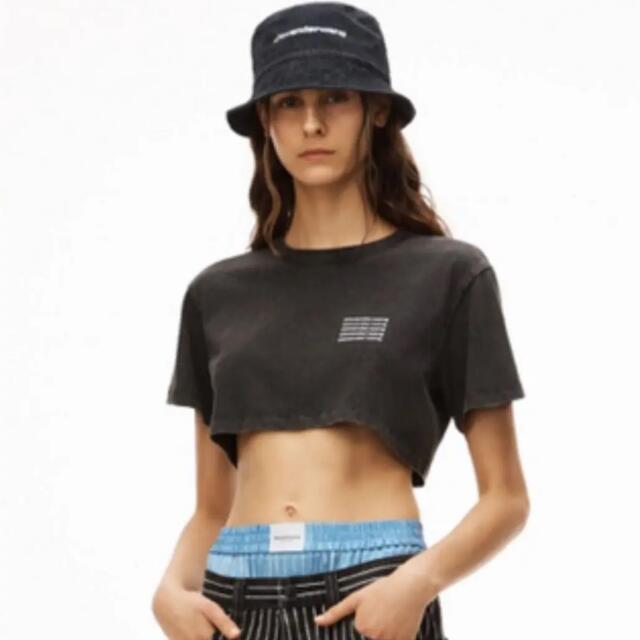 Alexander Wang(アレキサンダーワン)の最終値下げ Alexander Wang クロップTシャツ レディースのトップス(カットソー(半袖/袖なし))の商品写真