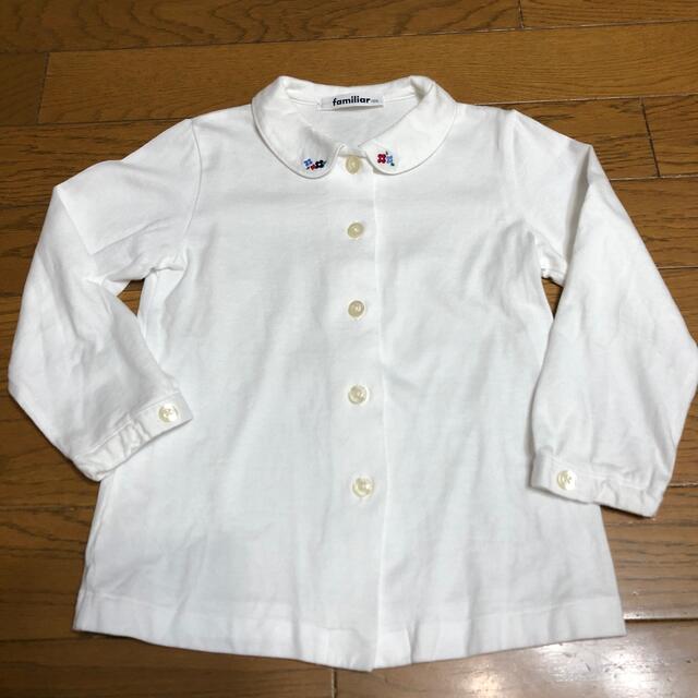 familiar(ファミリア)のファミリア　長袖ブラウス　100cm   キッズ/ベビー/マタニティのキッズ服女の子用(90cm~)(ブラウス)の商品写真