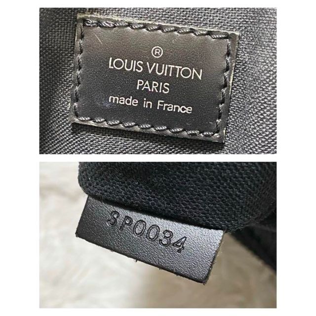 LOUIS VUITTON(ルイヴィトン)の【極美品】ルイヴィトン タイガ サヤン ショルダーバッグ ブラック グリーン メンズのバッグ(ショルダーバッグ)の商品写真