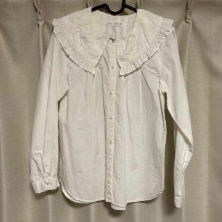 ザラキッズ(ZARA KIDS)のZARA KIDS フリルブラウス(シャツ/ブラウス(長袖/七分))