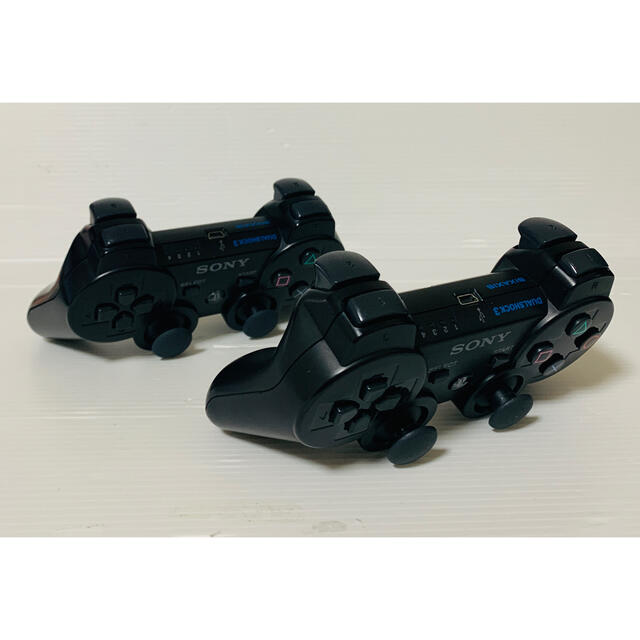 PlayStation3(プレイステーション3)のPS3 コントローラー DUALSHOCK3  2台セット エンタメ/ホビーのゲームソフト/ゲーム機本体(その他)の商品写真