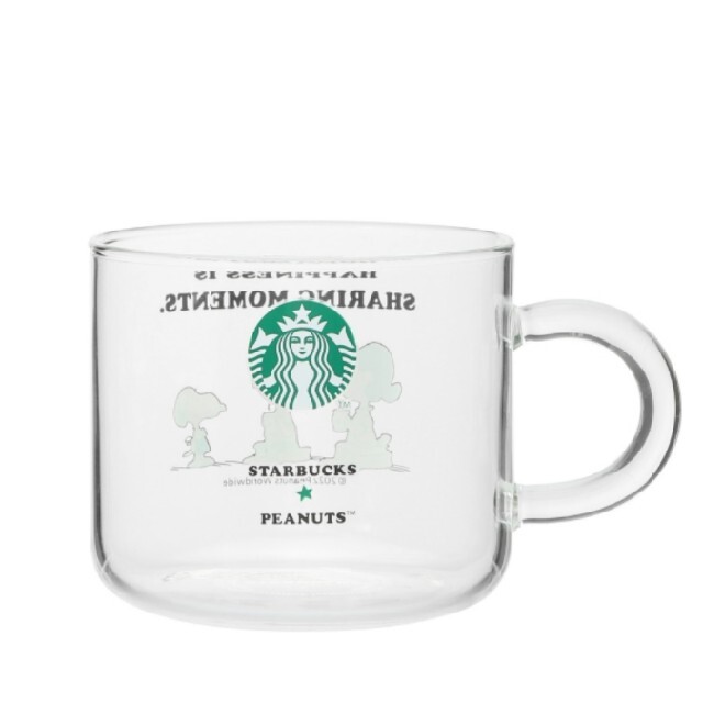 ☆限定スタバスヌーピー耐熱グラスマグ! - グラス/カップ